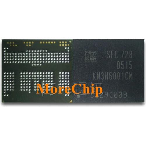 KM3H6001CM-B515 EMMC EMCP UFS 64GB eMMC BGA254 NAND Flash Memory IC Chip Soldered Ball