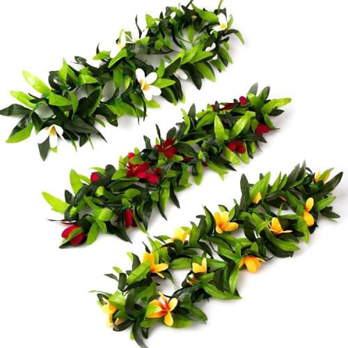 Garland Fake Flower Hawaii Theme Party Summer Vacation Decorations Beach Cosplay Show Stage home decor
