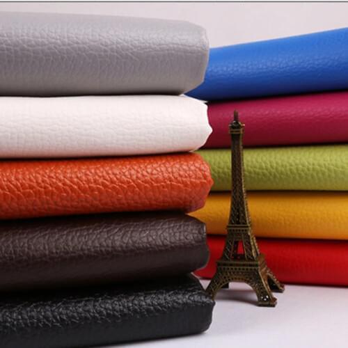 Faux Embossed Leather, Faux Leather Fabric For Sewing, Artificial Synthetic Leather D30 50x140cm Big Lychee Pu Leather 0.65mm