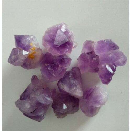 Natural Purple crystal Amethyst Crystal gravel stones home decoration 200g