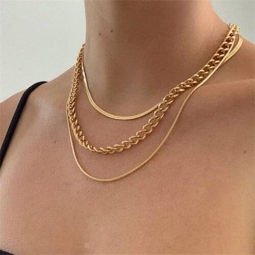NEWBUY Gold Chokers