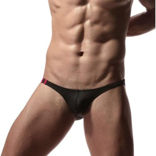 Low waist sexy men briefs underwear cotton comfortable breathable U convex men underwear sexy briefs