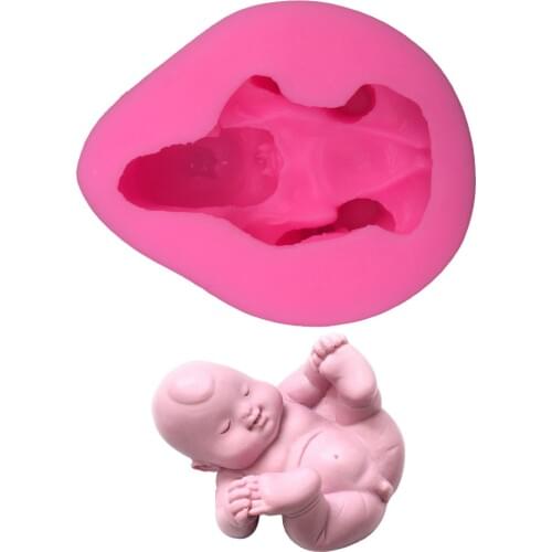 New Male Baby Silicone Mold Chocolate Fondant Cake Decorating Tools Kitchen Baking E539