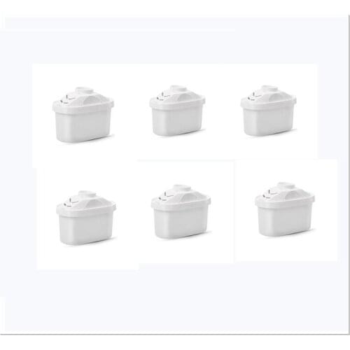 New Water Filters Replacement 6Pcs Brita Water Pitcher Filter Replacement Activate Carbon Water Filter