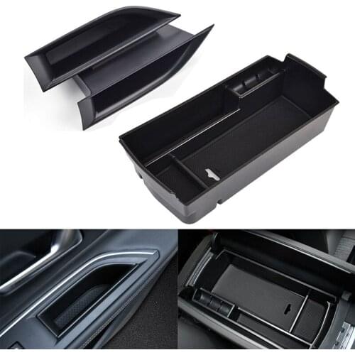 Armrest Storage Box, for Peugeot 3008 3008GT 5008 2017-2020 Center Console Organizer Car Door Handle Storage Tray
