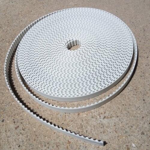 Polyurethane PU T5 Tooth Transmission Conveyor Timing Belt Open Ended With Steel Cord