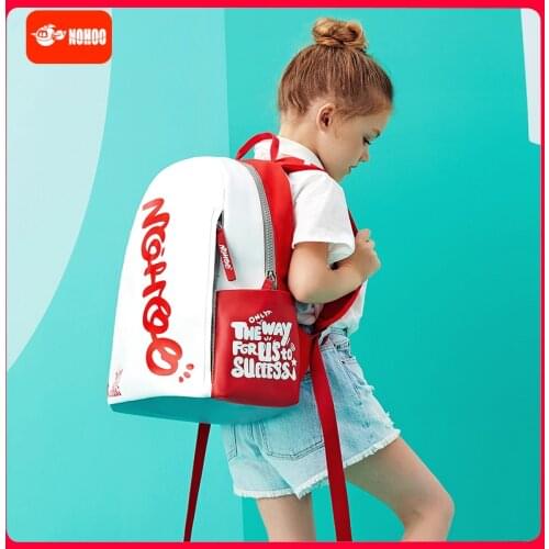 NOHOO Primary School Backpack for Boys Girls Large Capacity Kids Backpack Waterproof Children School Book Bags for 6-12 Years