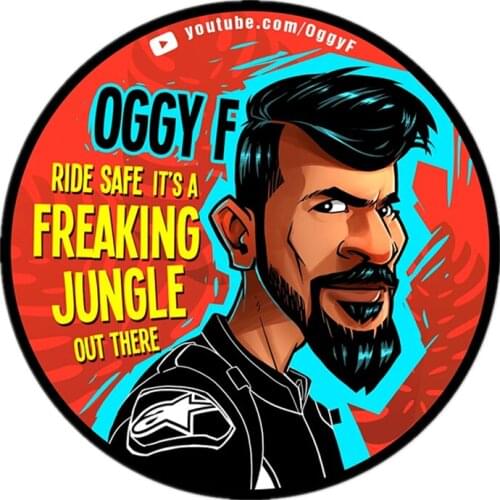 S40580# Self-adhesive Decal for OggyF Car Sticker Waterproof Auto Decors on Bumper Rear Window