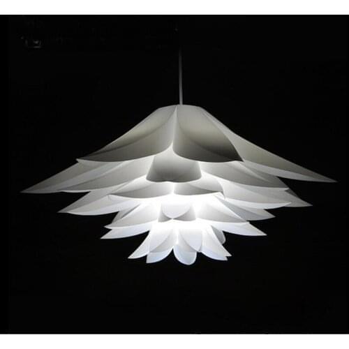Modern Led PVC Lotus Pendant Lights Nordic Kitchen Dining Bar Bedroom Hanging Lamp Living Room Pendant Light Bedside Home Decor