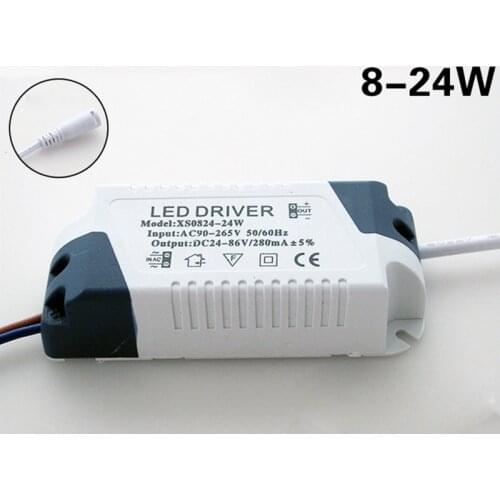 LED Driver 280mA 8W 12W 15W 18W 24W LED Power Supply Unit Lighting Transformers For DIY Panel Lamp Driver AC90-265V