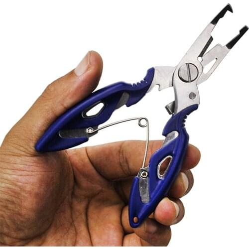 Weihe stainless steel mirror polished lure pliers fishing pliers take hook pliers Weihai fishing gear accessories