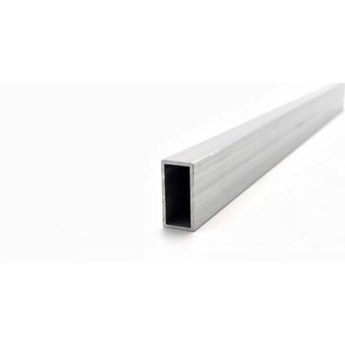 30mm*20mm*1mm square tube aluminum alloy hollow pipe rectangle straight duct vessel 100/200/300/400/500/550mm length