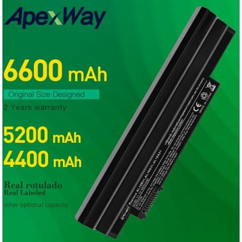 ApexWay 11.1V Battery for Acer Aspire AL10B31 AL10A31 AL10G31 One 522 AOD255 722 D255 AOD260 D255E D257 D257E D260 D270 E100