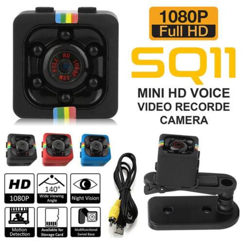 SQ11 Full HD 1080P Mini Car DV DVR Camera Dash Cam IR Night Vision Black