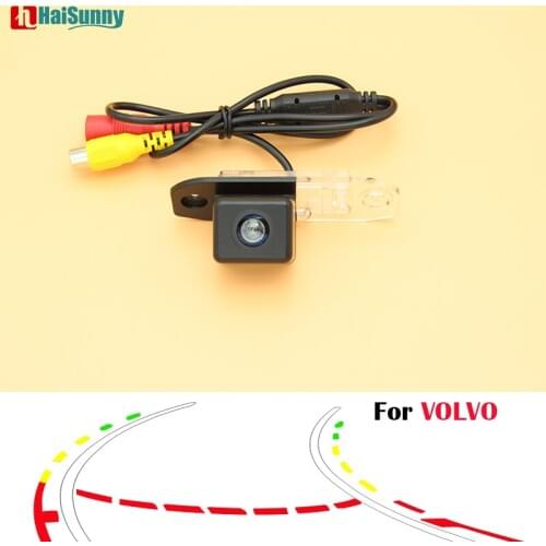 HaiSunny car styling For Rear View camera For VOLVO S40 V40 V50 1995-2012# XC60 2008-2011#XC90 2003-11 Dynamic Trajectory Tracks