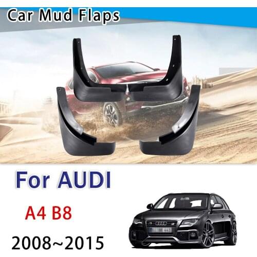Mudflap for Audi A4 Sedan Saloon B8 2008~2015 Fender Mud Guard Splash Flaps Mudguard Accessories 2009 2010 2011 2012 2013 2014