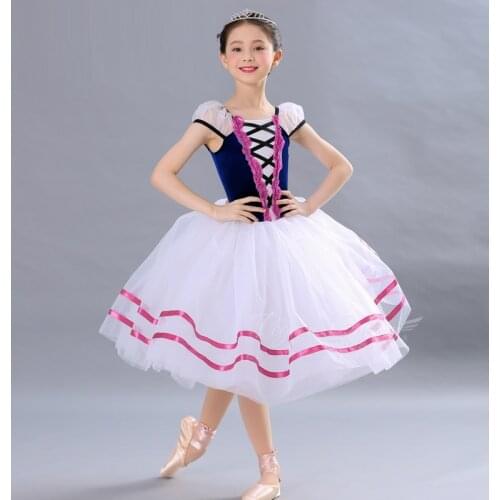 H2666 Children Ballet Dance Dress Princess Tutu Dresses Costumes Girls Swan Lake Professional Performance Competition Clothes