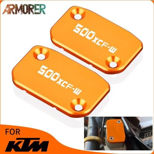 For KTM 500XCF-W XC-FW XCFW XCF W Front Brake Reservoir Fluid Tank Cover Motorcycle CNC Aluminum Accessories 2020 2021