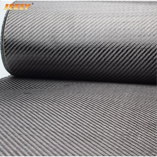 Jeely 3K 2/2 Carbon Fiber 1.5m Width Twill Woven Fabric 200g/m2 0.28mm Thick for Car Parts Sport Equipments Surfboards