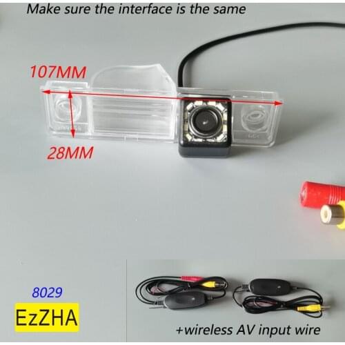 EzZHA For Roewe 350 2010 - 2016 / Morris Garages MG GT 350 Car HD Rear View Parking Camera Auto Backup Monitor Waterproof 4 led