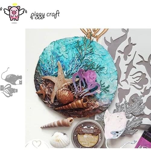 Piggy Craft metal cutting dies cut die mold Octopus devil fish Scrapbook paper craft knife mould blade punch stencils dies