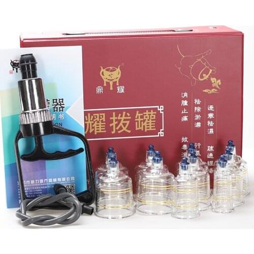 10 pieces/box Suction Cups massage Cupping jars Acupunture Vacuum Cupping Set plastic vacuum therapy Massager cupping sucker