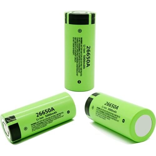 Original 3.7V 5000mAh 26650 Li-ion Rechargeable Battery for LED Flashlight Accumulator Battery All Kinds of Electronic Products