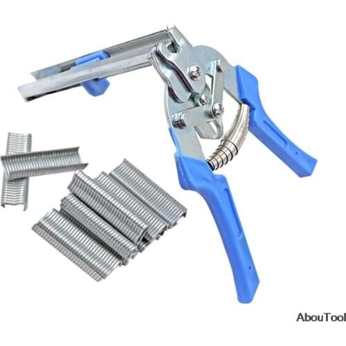 Hog Ring Plier Tool M Clips Staples Chicken Iron Wire Mesh Cage Fencing Caged Clamp Poultry Supplies Cage tongs Ring Plier Tool