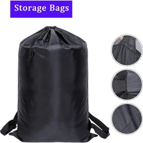 Polyester Laundry Bag with Shoulder Strap Portable Andralyn Bag Store Laundry Room for Students Toy Storage Home Storage