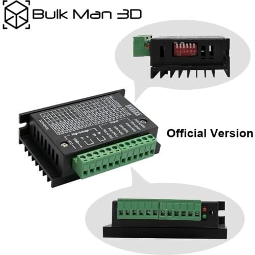 TB6600 Stepper Motor Driver Controller Official Version 4A 9~42V 32 Micro-Step CNC 1 Axis NEW Upgraded Version of TB6600