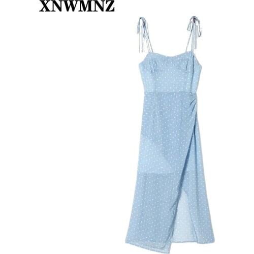 XNWMNZ Summer Beach Casual Womens Dresses Irregular Evening Party Asymmetrical Sundress Floral Sexy Strap Midi Bodycon Dress