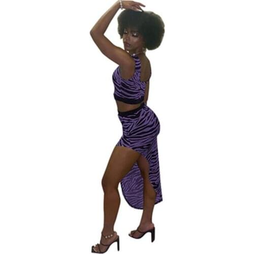 2021 Best Match Tie Dye Party Night Club Two Piece Outfits Women Skirts Sets Vest Crop Top Sexy Dress Holiday Trendy Chic