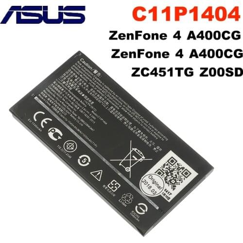 Asus C11P1404 B11P1415 Battery For ASUS ZenFone 4 A400CG ZenFone Go 4.5 ZC451TG Z00SD Mobile Phone High Quality 1600mAh