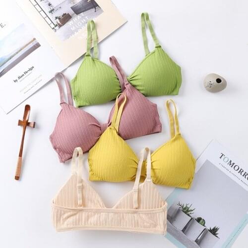 Hot Sexy Push Up Bras For Women Wire Free Bra Cotton Bralette Wireless Bra Seamless Underwear Female Sexy Lingerie Brassiere BH