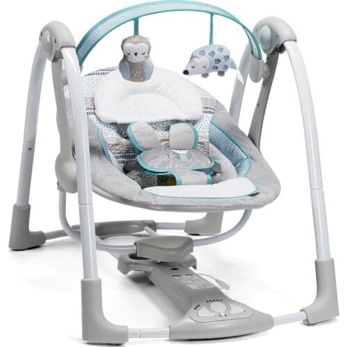 Electric Baby Cradle Infant Swing Rocking Chair Baby Cribs Hanging Bassinet Safety Furniture Cuna Electrica Baby Swings AC50YL
