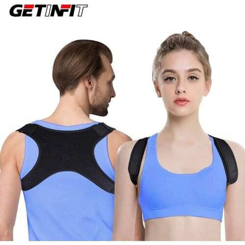 Getinfit Spine Posture Corrector Protection Back Shoulder Posture Correction Band Humpback Back Pain Relief Corrector Brace
