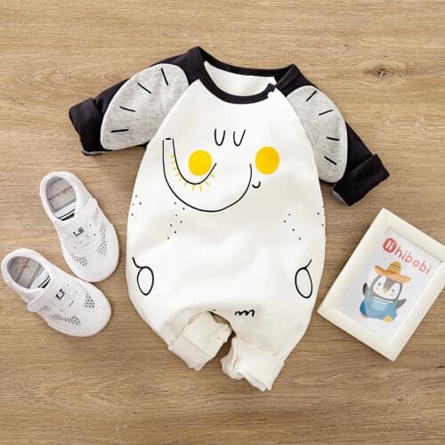 Newborn Baby Boy Clothes Cartoon Elephant Child Costume New born Romper Toddler fall Onesie Clothing Infant Jumpsuits Babygrow