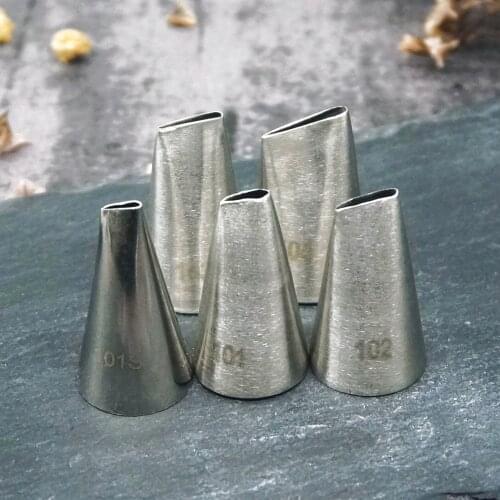 #101 #102 #103 #104 Piping Nozzle For Creating Rose Petal Shape Decorating Icing Tip Baking &Pastry Tools Bakeware
