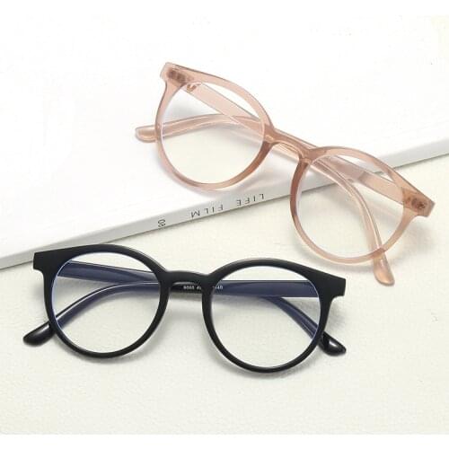 Round Anti Blue Ray Women Glasses Frame Optical Retro Mens Computer Glasses Blue Light Blocking Classic Female Gafas Oculos 2020