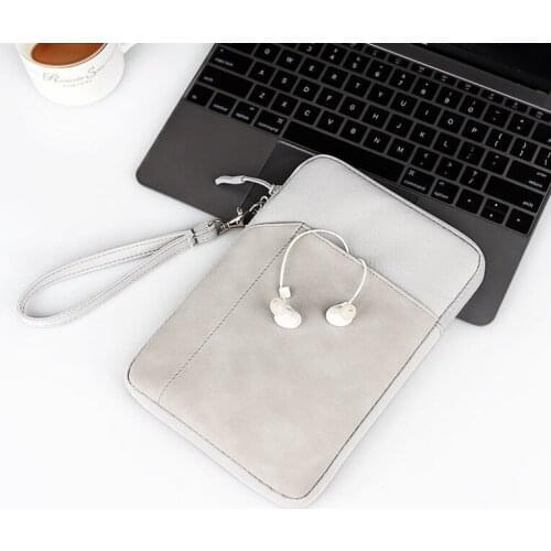 New ipad case bag Suitable for pro9.7 inch ipad pouch Portable storage liner bag Solid color ipad pouch