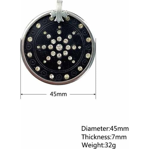 Quantum Scalar Energy EMF Protection Pendant Necklace with Negative Ions