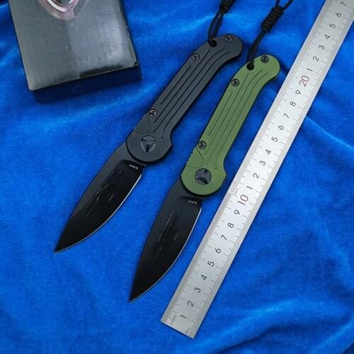 LEMIFSHE custom made MT folding knife Elmax blade aluminum handle outdoor tactical camping hunting EDC tool kitchen knife