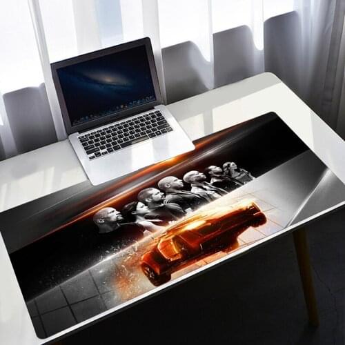 Fast Furious Gaming Speed Mouse Pad Gamer Accessories Large Mouse Mats Soft Rubber Keyboard Mousepad Pc Anime Computer Desk Mat