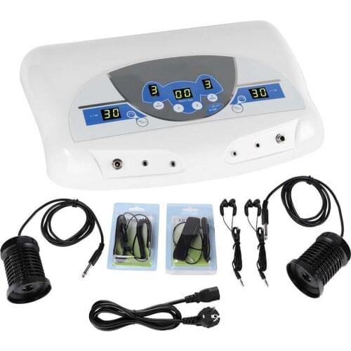 Foot Spa Bath Massager Dual Ionic Cleanse Detox Machine TENS Massage Therapy Ionic Detox Foot Spa Machine 110-220V US/EU Plug