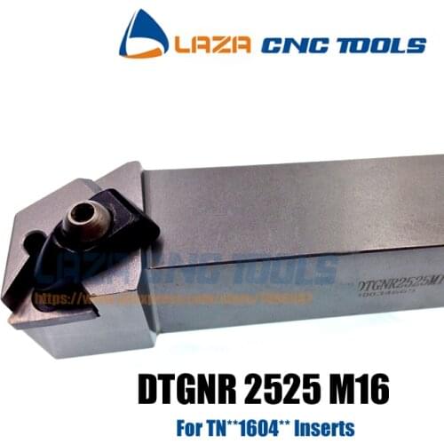 DTGNR2525M16 DTGNL2525M16 Indexable External turning tool holder,93 Angle DTGNR DTGNL Lathe CNC External Turning Tool TNMG1604