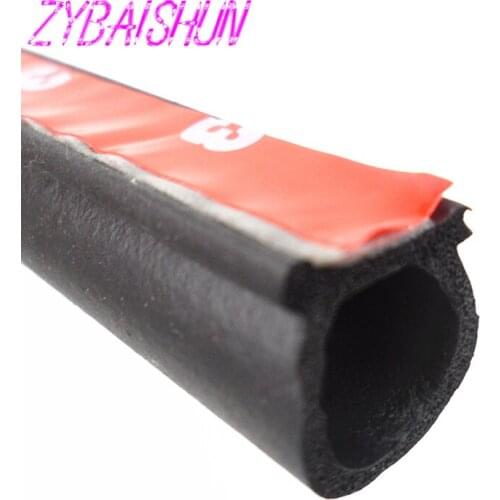 ZYBAISHUN 2-8 m Big D Type waterproofsoundproofing sealant rubber seal strip for Honda Toyota Lexus Nissan Mazda Suzuki