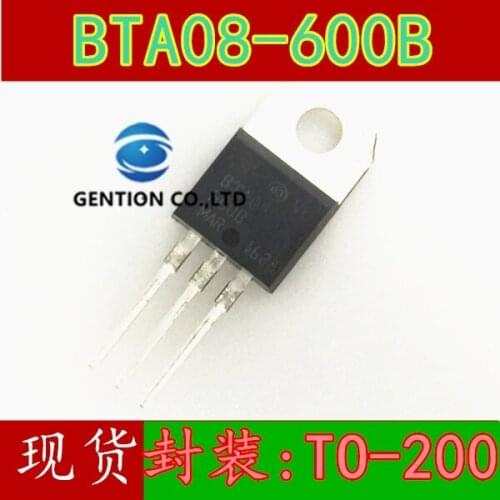 20PCS BTA08 BTA08-600B TO-220 8A 600v bidirectional thyristor in stock 100% new and original