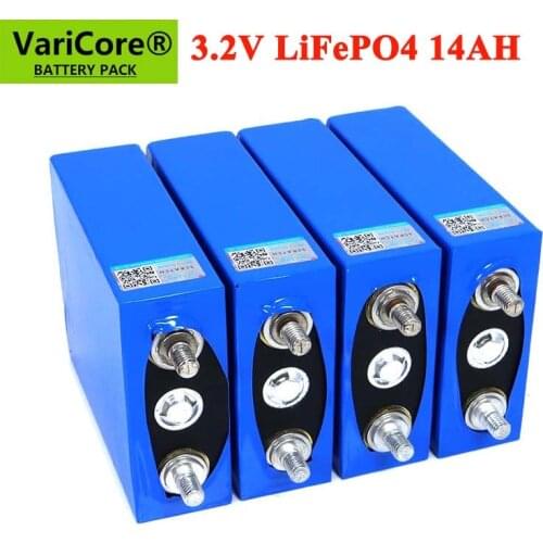 3.2V 14Ah battery pack LiFePO4 phosphate 14000mAh for 4S 12V 24V Motorcycle Car motor solar light batteries modification Nickel