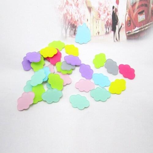 32pcs Sweet cloud Acrylic Flatback Cabochon DIY Scrapbooking Decorative Craft Making 25mm*17mm