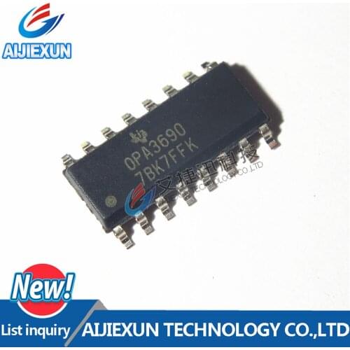 5Pcs OPA3690IDR OPA3690 SOP-16 Triple, Wideband, Voltage-Feedback OPERATIONAL AMPLIFIER IC in stock 100 % New and original